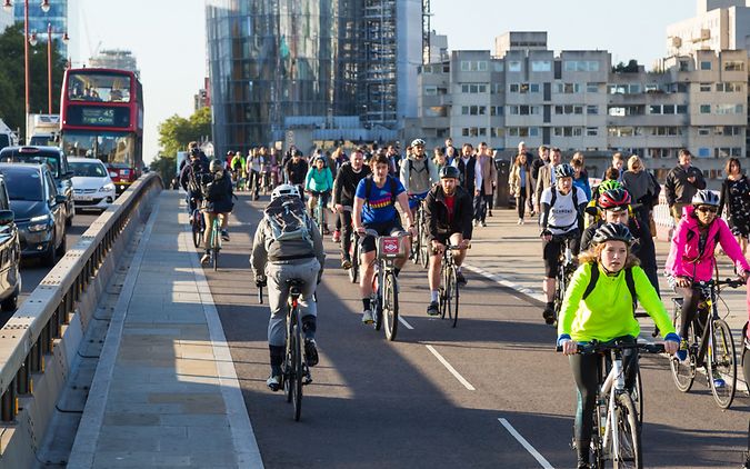 In London wird Bikesharing gerne genutzt, um den Stau der Stadt zu entgehen